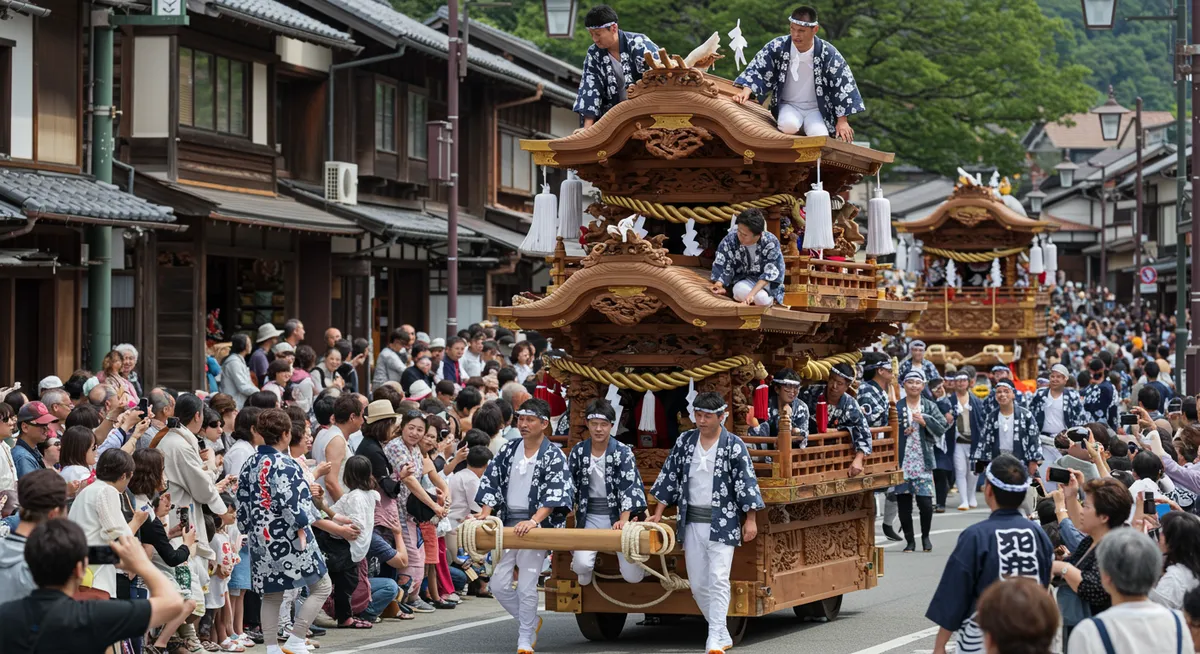 Festivals in Takayama, Japan